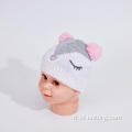 Adorable bonnet de tricot d'hiver pour enfants